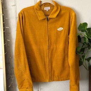 Brixton Utopia Corduroy Jacket Size Medium Color Citrine